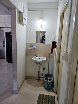 Bathroom in 1 BHK Apartment at Duville Riverdale, Kharadi – for Rent