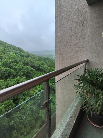 Balcony in 2 BHK Apartment at Rutu Estate, Brahmand – for Rent