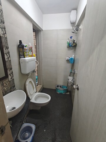 Bathroom in 2 BHK Apartment at Rutu Estate, Brahmand – for Rent