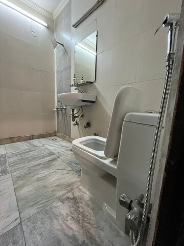 Bathroom in 3 BHK Builder Floor at Saket – for Rent