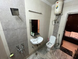 Bathroom in 3 BHK Builder Floor at Saket – for Rent