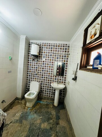 Bathroom in 3 BHK Builder Floor at Saket – for Rent