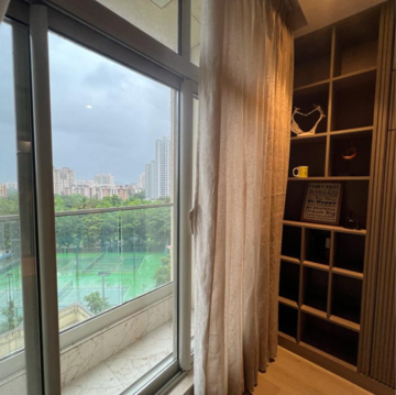 Balcony in 3 BHK Apartment at One Hiranandani Park, Brahmand – for Rent