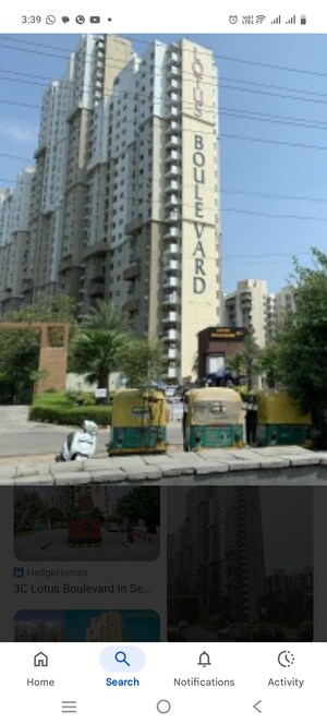3 BHK Apartment – Exterior View View at 3C Lotus Boulevard, Sector 100 - for Rent