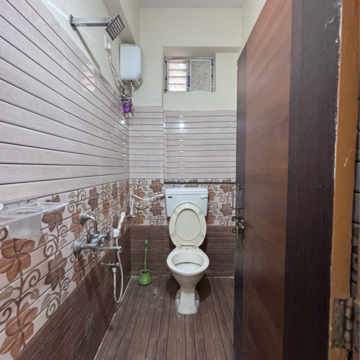 Bathroom in 1 BHK Apartment at PPR Residency Kondapur, Sriram Nagar – for Rent