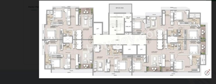 Floor Plan, gagansagar-chs 1 Bedroom 467 Sq.Ft. Apartment In Eksar Mumbai 9236768