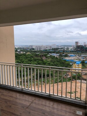 Balcony in 4 BHK Apartment at Pacifica Hill Crest, Gachibowli – for Rent