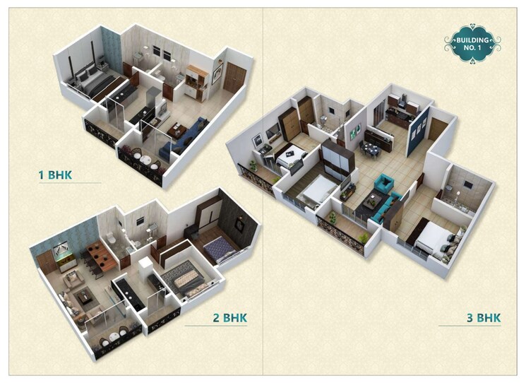 Floor Plan, shree-ostwal-emperial 1 Bedroom 488 Sq.Ft. Apartment In Palghar Palghar 9236923