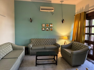 Living Room in 4 BHK Builder Floor at Greater Kailash – for Rent