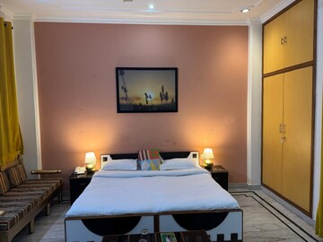 Bedroom in 4 BHK Builder Floor at Greater Kailash – for Rent