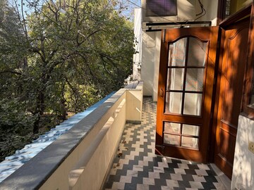 Balcony in 4 BHK Builder Floor at Greater Kailash – for Rent