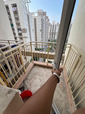 Balcony in 3.5 BHK Apartment at Emaar Gurgaon Greens, Sector 102 – for Rent