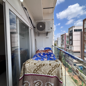 Bedroom in 2 BHK Apartment at SSR Residency Kondapur, Sriram Nagar – for Rent