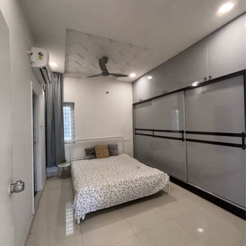 Bathroom in 2 BHK Apartment at SSR Residency Kondapur, Sriram Nagar – for Rent