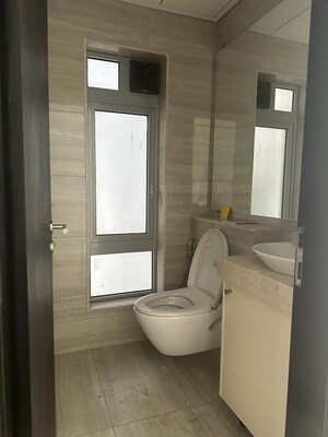 Bathroom in 3 BHK Apartment at Oberoi Realty Esquire, Goregaon East – for Rent