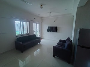 Living Room in 2 BHK Apartment at Puravankara Silversands, Mundhwa – for Rent