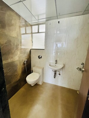 Bathroom in 2 BHK Apartment at Saheel Itrend Waterfront, Ravet – for Rent