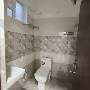 Bathroom in 2 BHK Apartment at BM Residency Kondapur, Masjid Banda – for Rent