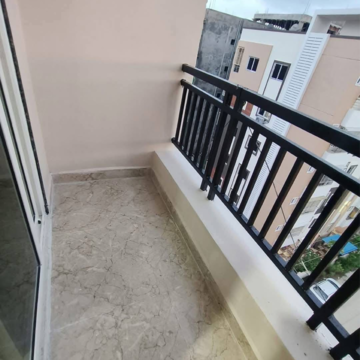 Balcony in 2 BHK Apartment at BM Residency Kondapur, Masjid Banda – for Rent