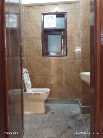 Bathroom in 3 BHK Builder Floor at Garhi – for Rent