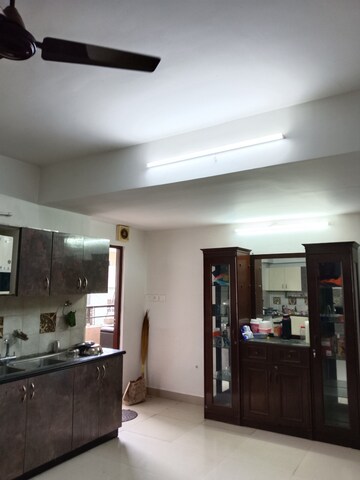 Living Room in 3 BHK Apartment at Ramky Towers, Gachibowli – for Rent