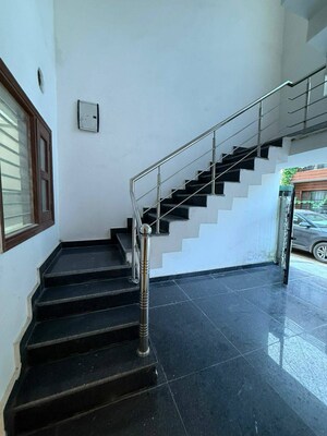 Staircase in 3 BHK Independent House at Sunny Enclave – for Sale