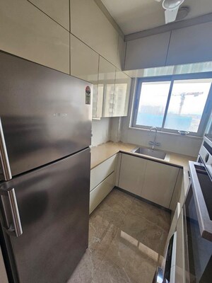 Kitchen in 1 BHK Apartment at Hiranandani Regent Hill, Powai – for Rent