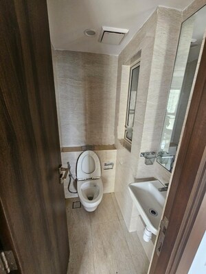Bathroom in 1 BHK Apartment at Hiranandani Regent Hill, Powai – for Rent
