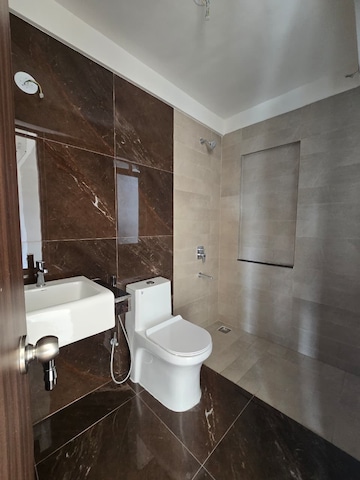Bathroom in 2 BHK Apartment at Indiabulls One Indiabulls, Pokhran Road No Two – for Rent