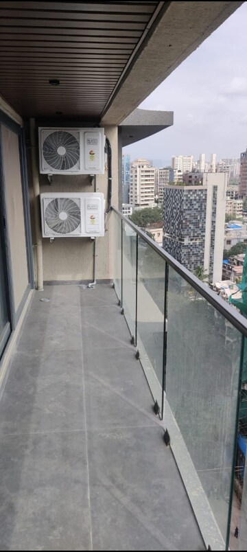 Balcony in 4 BHK Apartment at Zindagi CHS, Khar West – for Rent
