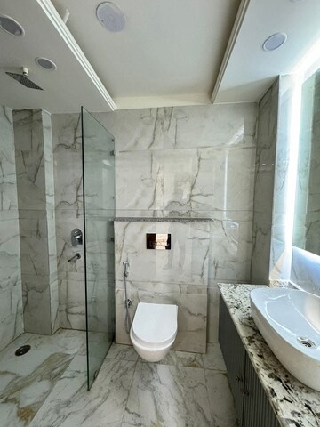 Bathroom in 2 BHK Builder Floor at Saket – for Rent