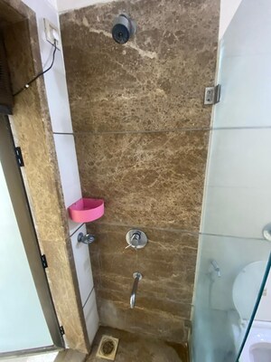 Bathroom in 2 BHK Apartment at Prakriti Towers, Goregaon East – for Rent