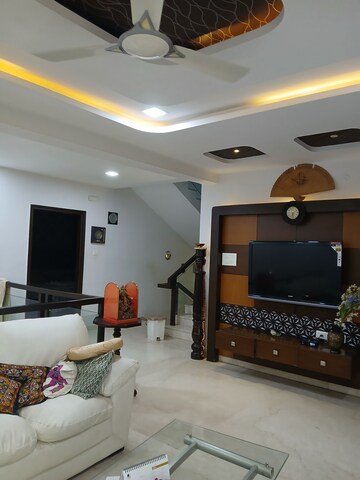 Living Room in 4 BHK Apartment at Cannon Dale, Kokapet – for Rent