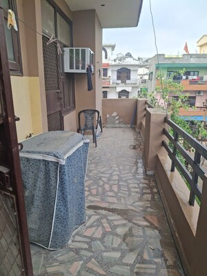 Balcony in 1.5 BHK Apartment at Green Fields Colony – for Rent