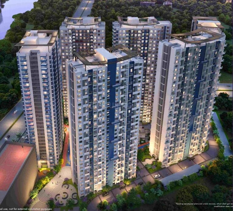 Master Plan, gera-island-of-joy 2 Bedroom 672 Sq.Ft. Apartment In Kharadi Pune 9237683