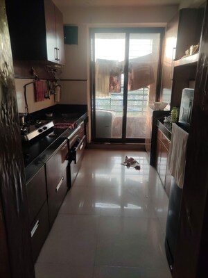 Kitchen in 2.5 BHK Apartment at Kalpataru Srishti, Mira Road – for Rent