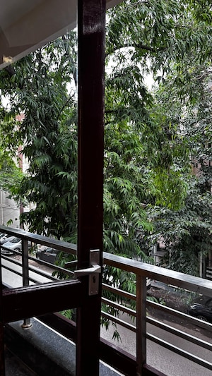 Balcony in 4 BHK Builder Floor at Greater Kailash – for Rent