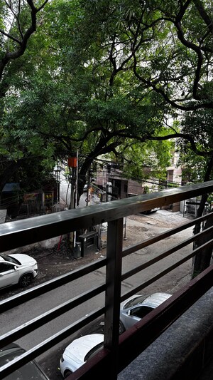 Balcony in 4 BHK Builder Floor at Greater Kailash – for Rent