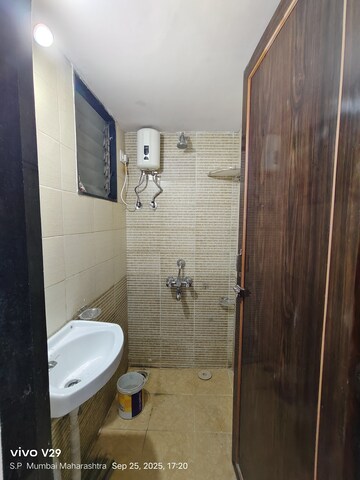 Bathroom in 1 BHK Apartment at Parel Lokseva CHS, Worli – for Rent