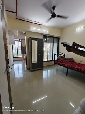 Living Room in 1 BHK Apartment at Parel Lokseva CHS, Worli – for Rent