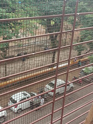 Balcony in 3 BHK Apartment at Shree Chamunda Heights, Matunga West – for Rent