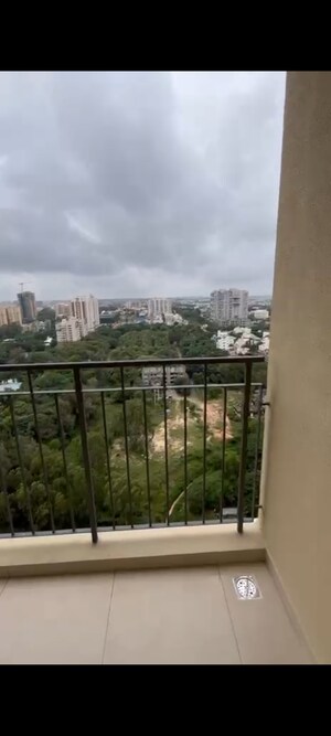 Balcony in 2 BHK Apartment at Bhartiya City Nikoo Homes 4, Thanisandra Main Road – for Sale