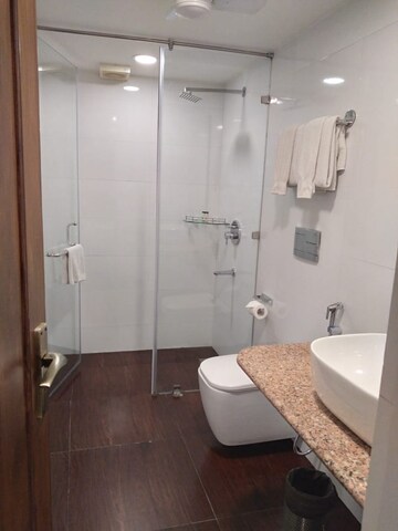 Bathroom in 2 BHK Builder Floor at Greater Kailash – for Rent