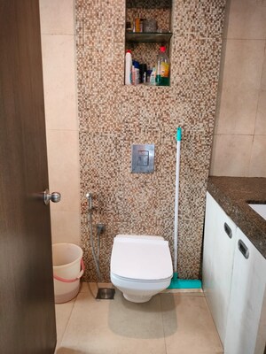 Bathroom in 2 BHK Apartment at Lodha Luxuria, Majiwada – for Sale