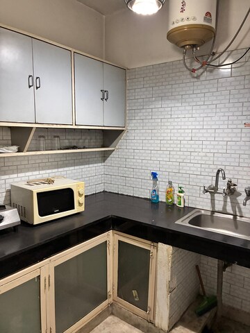 Kitchen in 3 BHK Builder Floor at Greater Kailash – for Rent