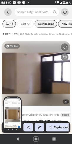 3 BHK + Study Room Apartment For Sale in HIG Apartments