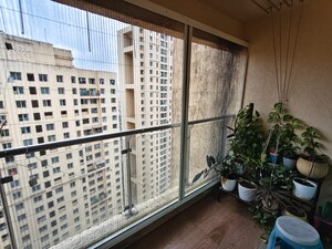 Balcony in 2 BHK Apartment at Rustomjee Azziano Wing E, Thane West – for Rent