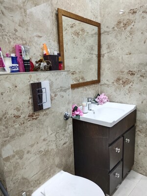 Attached Bathroom in 4 BHK Apartment at Shivalik Colony – for Rent