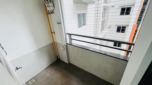 Balcony in 2.5 BHK Apartment at Aparna Sarovar Zicon, Nallagandla – for Rent