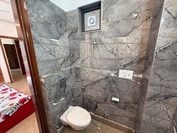 Bathroom in 3 BHK Apartment at Boutique Residential Apartments C-253, Defence Colony – for Rent